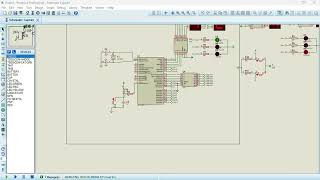 Building a traffic light controller with PIC16f877A