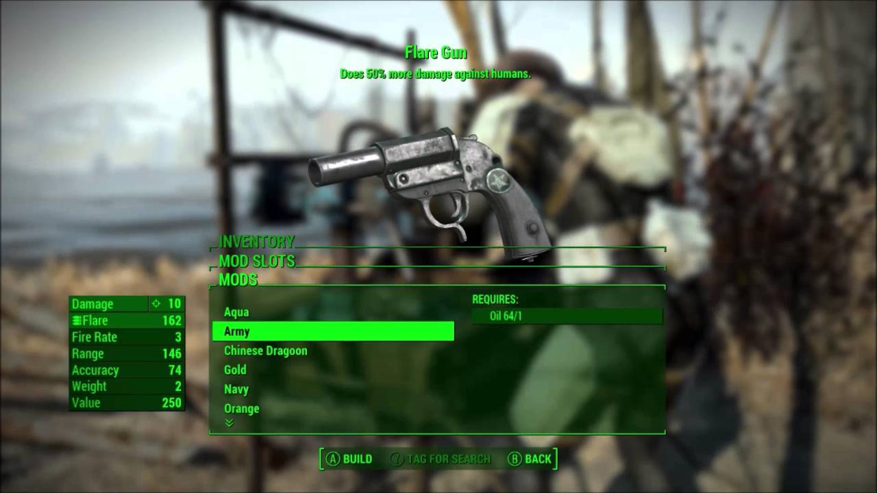 Flare Gun Paint Jobs Fallout 4 Mod YouTube