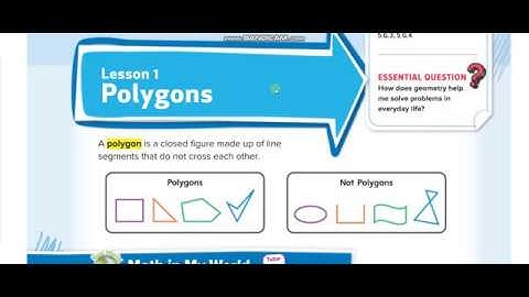 Grade 5 Chapter 12 Lesson 1 Polygons