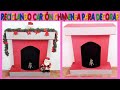 Transforma tus cajas de cartón en una chimenea navideña con este tutorial fácil
