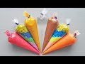 Making Slime Piping Bags Satisfying Crunchy Slime 51 