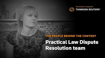 The people behind the content: Practical Law Dispute Resolution team