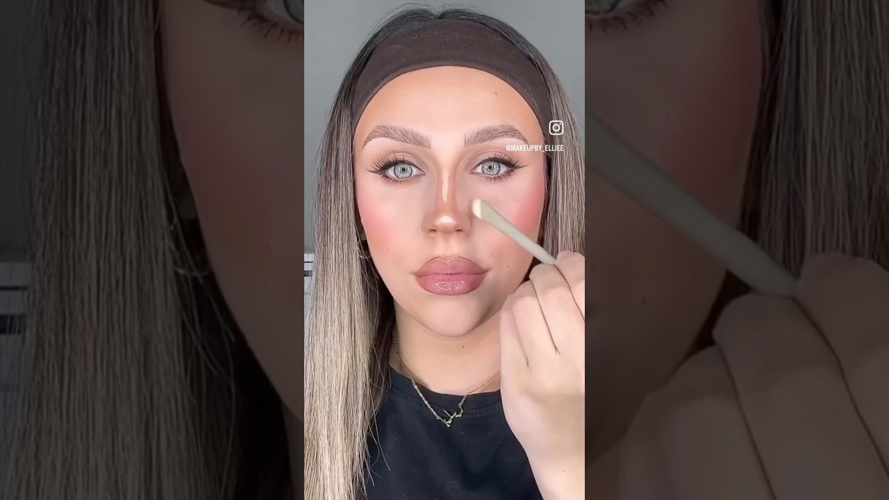 New nose contour hack 😱❤️