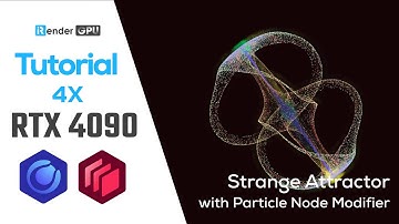 Strange Attractor with Particle Node Modifier in Cinema 4D | Tutorial | iRender Render Farm