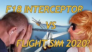 EP-188: F18 Interceptor vs MS Flight Simulator
