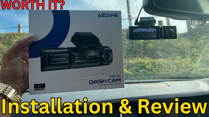 AZDOME M550 PRO DASH CAM UNBOXING & REVIEW - How To Install Azdome M550 Pro Dash Cam