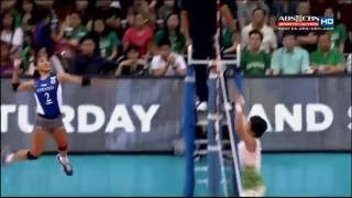 Watch as alyssa valdez hit those powerful spikes and serves with a
season high game of 35 points to make complete comeback in an epic 5
setter championship...