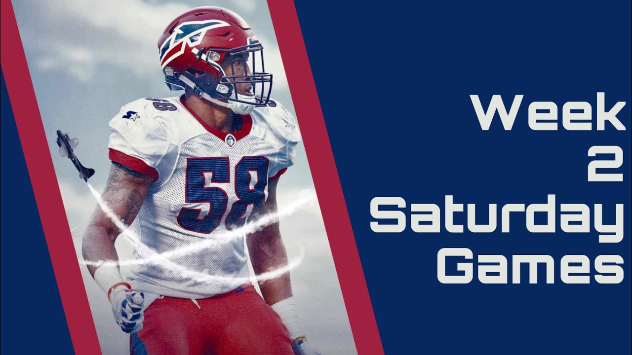 Alliance of American Football : AAF Week 2 Saturday Game Highlights and ...