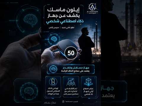 إِيلُون مَاسْك يَكْشِفُ نِقَابَ السِّرِّيَّةِ عَنْ جِهَازِ ذَكَاءٍ اصْطِنَاعِيٍّ شَخْصِيٍّ لِلْمُسْتَهْلِكِينَ
