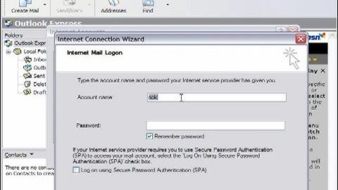 Outlook Express Email Setup