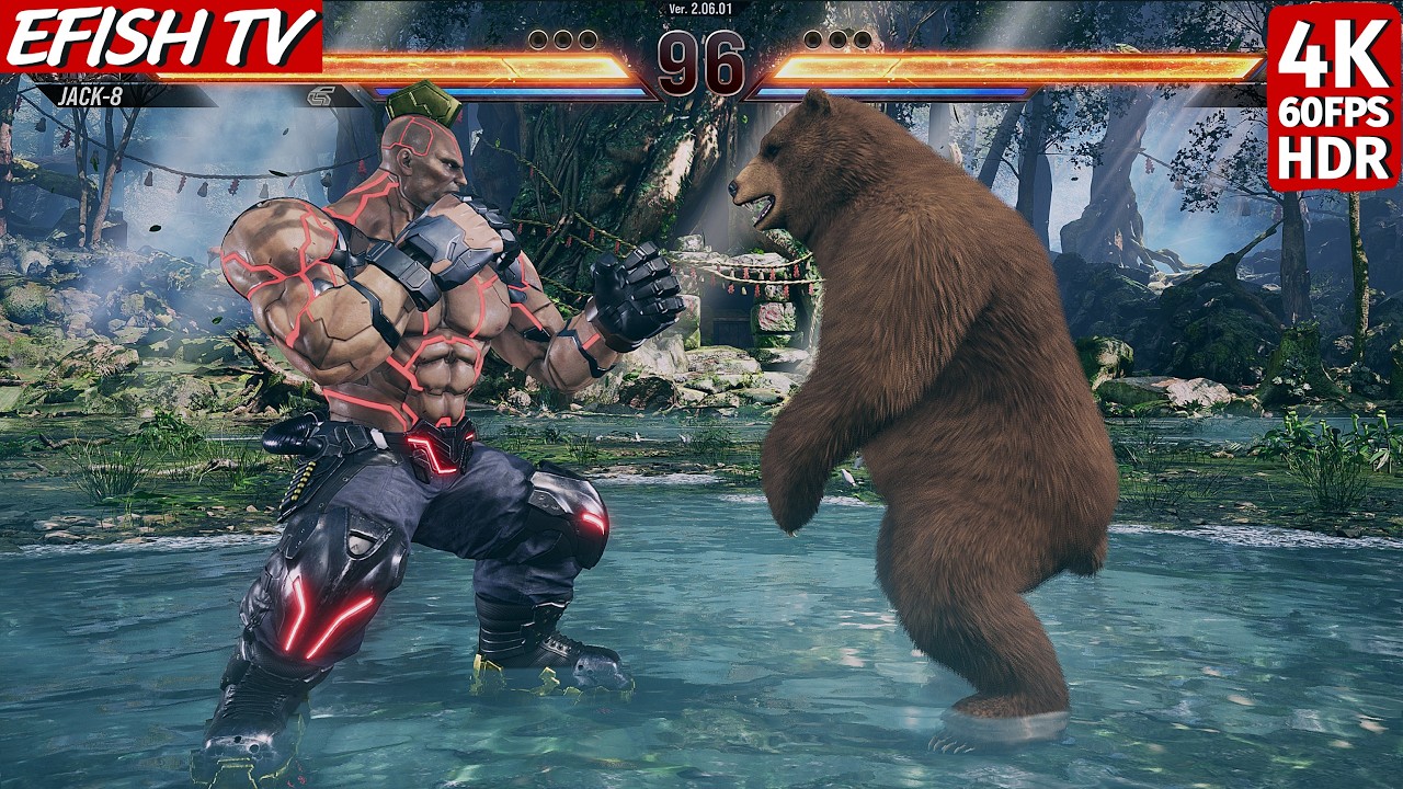 Jack-8 vs Kuma (Hardest AI) - Tekken 8 - YouTube