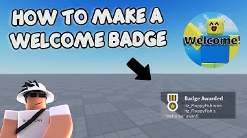 HOW TO MAKE A WELCOME BADGE IN ROBLOX STUDIO 🛠️ Roblox Studio Tutorial