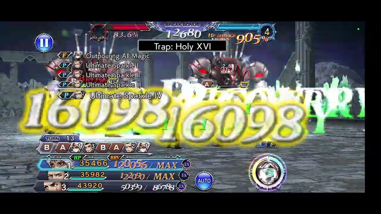 dissidia opera omnia World of Illusions Spiritus Bahamut Spiritus Minwu SUPER STAR!!!!