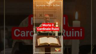 È morto il Cardinale Camillo Ruini — Preghiamo per la sua anima 🙏 #Shorts