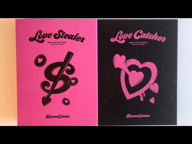 Unboxing Dreamcatcher Love Catcher & Love Stealer Concept Books