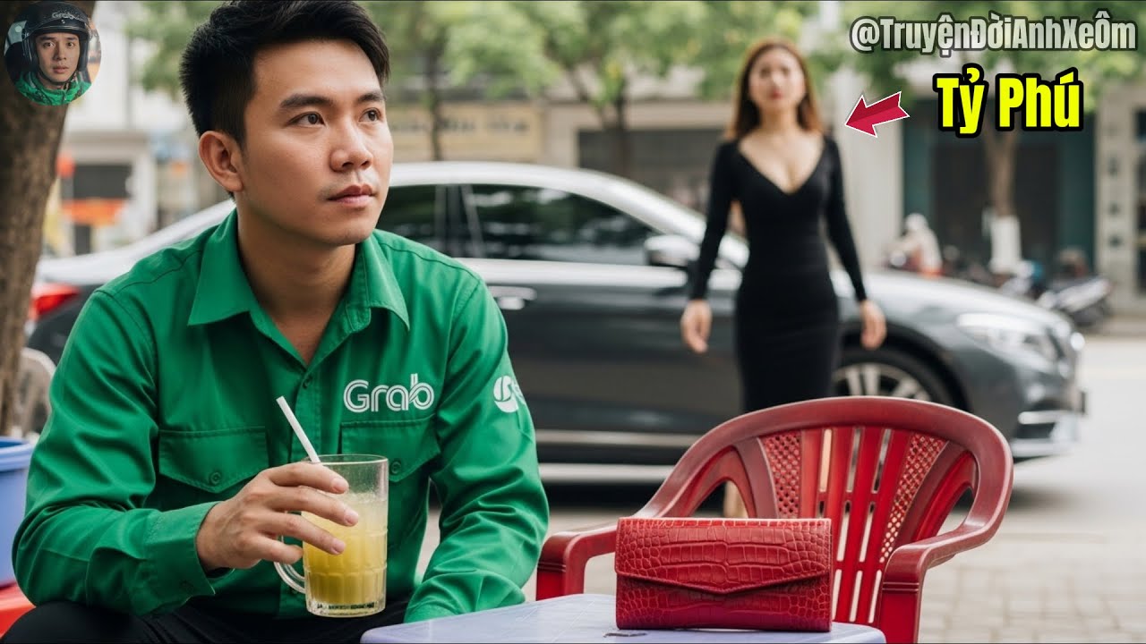 NỮ TỶ PHÚ QUÊN VÍ Ở QUÁN NƯỚC, ANH XE ÔM TRẢ LẠI – VÀ NHẬN CUỘC GỌI THAY ĐỔI SỐ PHẬN