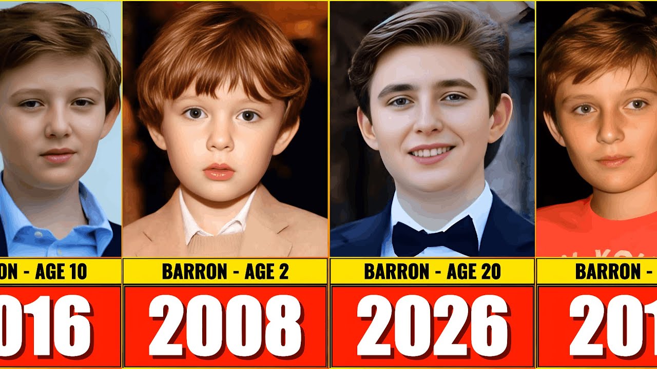 Barron Trump Then & Now | Growing Up From Childhood to Now
