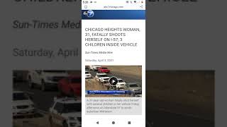 CHICAGO HEIGHTS WOMAN FATALLY SHOOTS HERSELF ON I-57