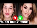 FULL FACE RUBY ROSE - MAKE PARA O ANO NOVO