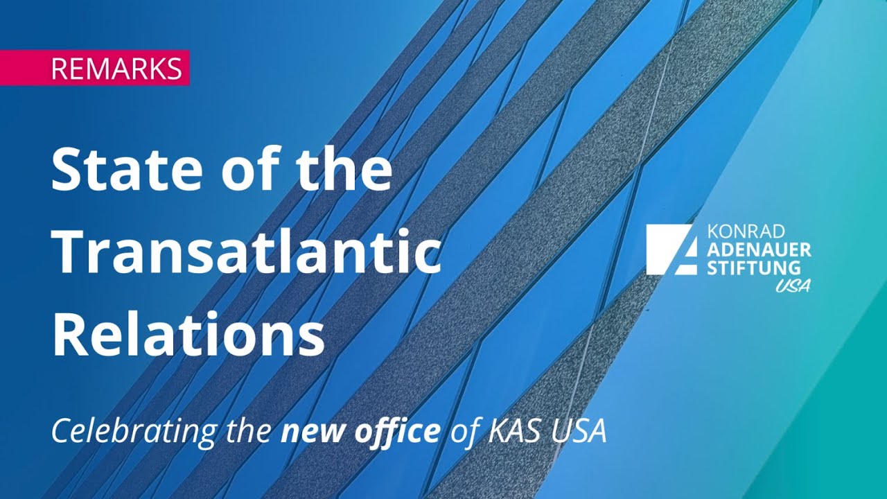 Grand Opening of KAS USA Office: Heather Conley and Prof. Dr. Norbert Lammert