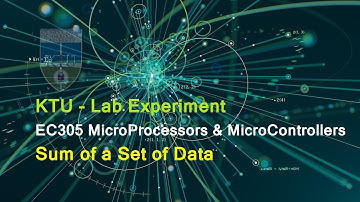 KTU | Microcontroller Lab EC 305  :  Sum of a set of Data