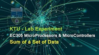 Famous KTU | Microcontroller Lab EC 305  :  Sum of a set of Data Net Worth