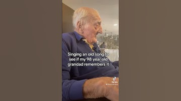 Thumbnail of Singing to my 98 year old grandad to see if he remembers #dementia #dementiaawareness #wellmeetagain
