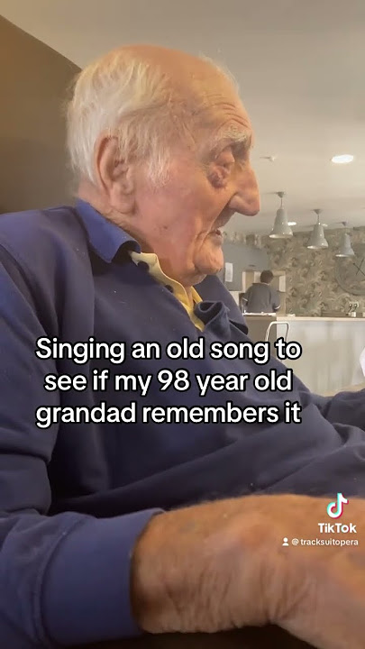 Singing to my 98 year old grandad to see if he remembers #dementia #dementiaawareness #wellmeetagain