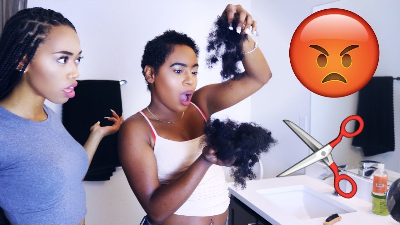 CUTTING MY GIRLFRIENDS REAL HAIR PRANK
