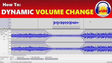 How To: Dynamically Change Volume Over Time (Gradual Volume Increase / Decrease) in Audacity