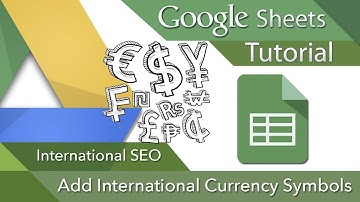 International SEO: Currency Symbol Google Spreadsheets [step-by-step instructions]