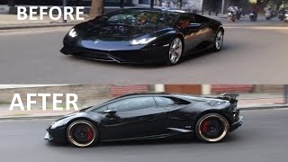 lamborghini gold huracan transformation