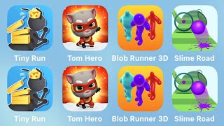 Tiny Run, Tom Hero, Blob Runner 3D, Slime Road