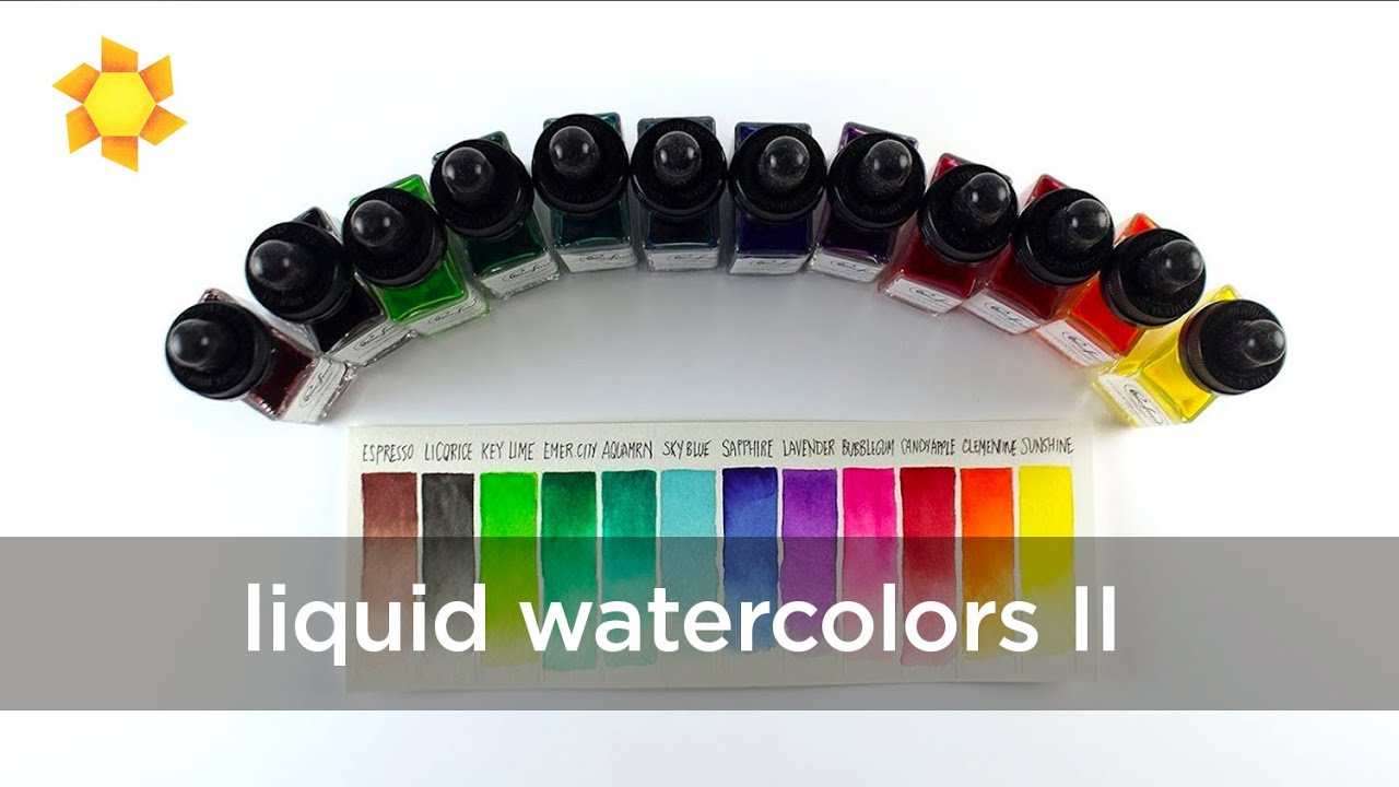 Best Liquid Watercolors for Painting and Crafting –