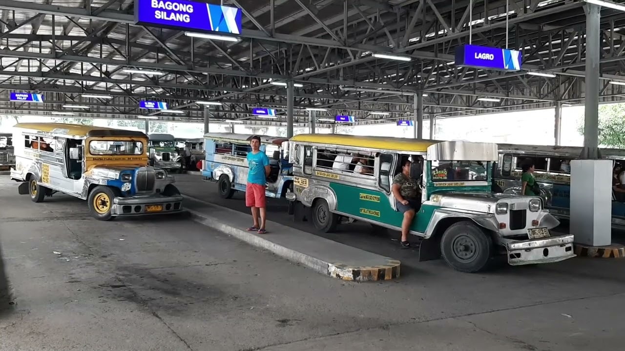 Jeepney Terminal in SM Fairview, Quezon City