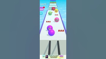 TEST BALL RUN 2048  LEVEL 8 - Gameplay Walkthrough (iOS,Android Gameplay) BALL RUN relaxing games