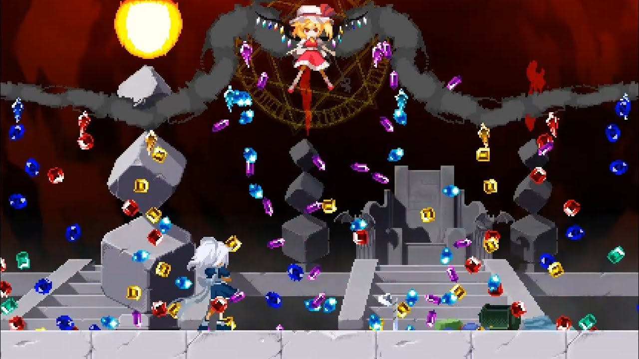 Touhou Luna Nights - All Bosses Perfect (No Damage / Time Stop / Time Slow / Abilities)