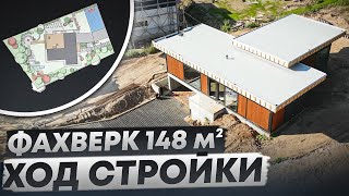 Дом продается! Ход стройки дома ФАХВЕРК - 148 квадратов. Сложности и сроки