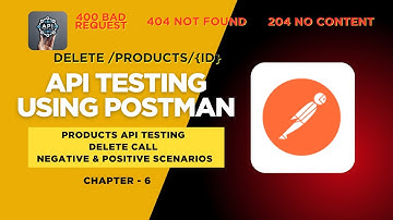 API Testing with Postman Part 6 - DELETE Endpoint Testing Explained | 204, 404, 401, 400 Errors