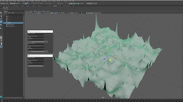 Maya Custom Tool - Terrain Generator