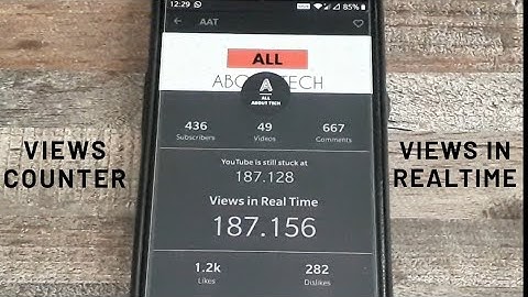 Views Counter [Check the Views in Realtime]