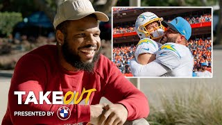 Takeout: Kyzir White Explains Funny Team Photos | LA Chargers