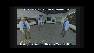 Half-Life One Level Playthrough using the Ps2 Action Replay Max 30,000 :D #Playstation #Sony #Ps2