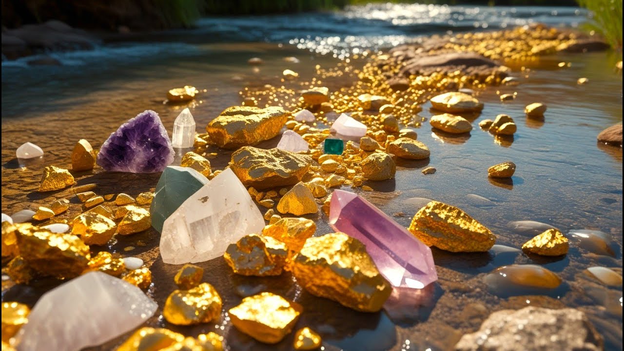 Gold Everywhere! Exploring a Magical Stream That’s Literally Covered in ...