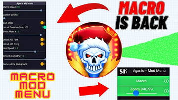 Agario New Macro & Zoom Mod Menu Xelahot with No Lag For iOS and Android