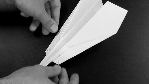 Näin askartelet täydellisen paperilennokin nopeasti!
