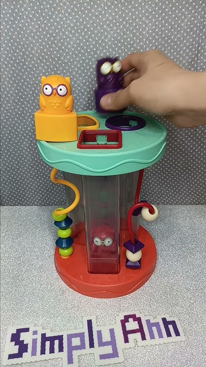Superb loop 3owls shape sorter fun sound effect - YouTube