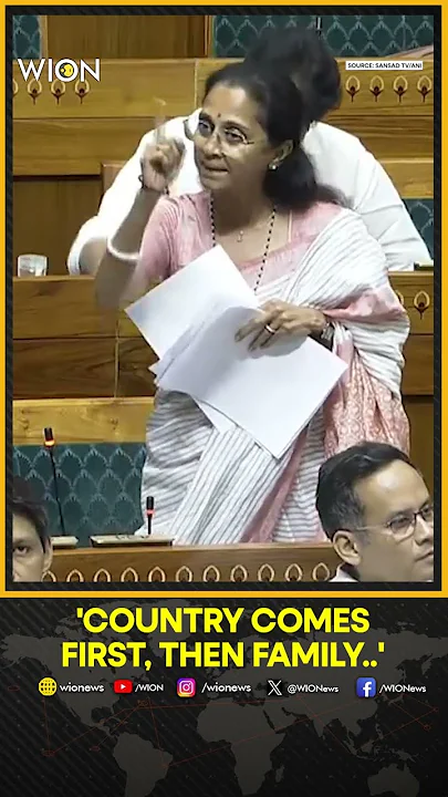 ‘Country Comes First, Then The State, Then The Party, Then The Family,’ NCP SCP MP Supriya Sule