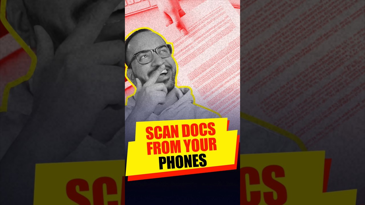 Scan printed documents #shorts #youtubeshorts