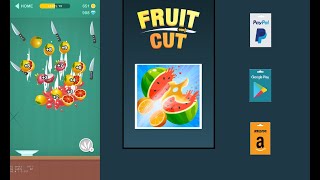 Fruit Cut knife master بطاقات بايبال وامازون 5$ شرح تطبيق screenshot 5